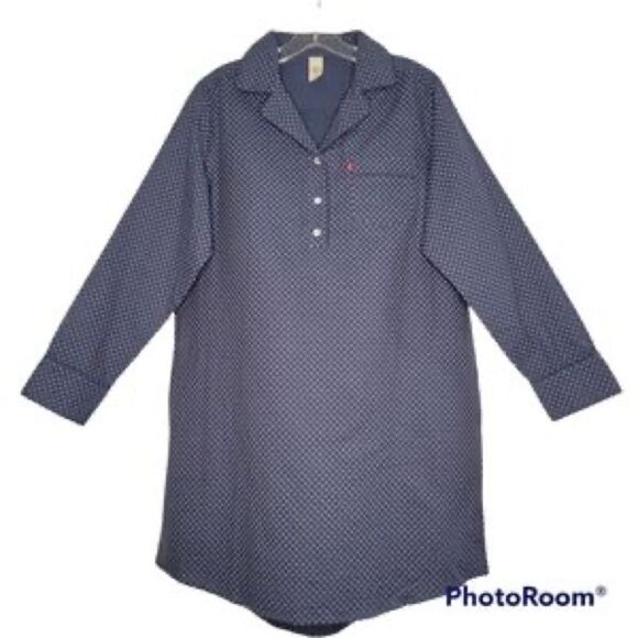 LEVI'S Women's Polk-a-Dot Pajama Shirt C19 - Picture 4 of 8